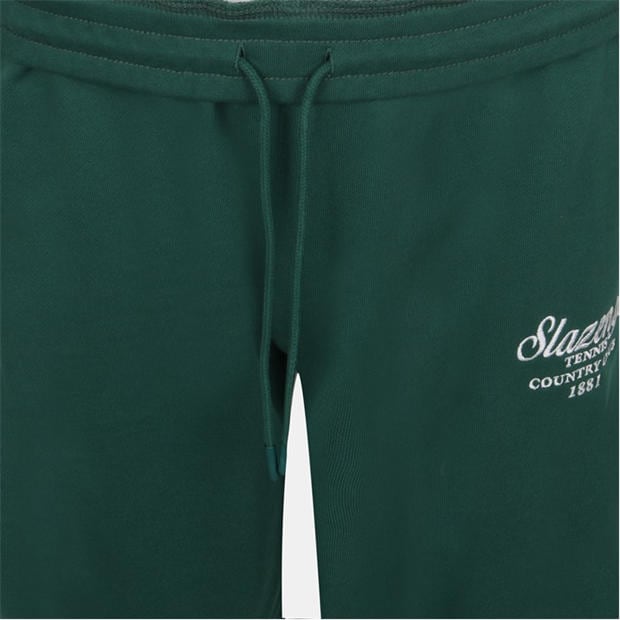 Зелено - Slazenger - Men's Fleece Jogger Shorts