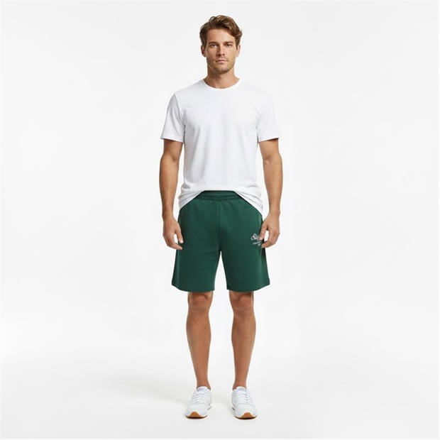 Зелено - Slazenger - Men's Fleece Jogger Shorts
