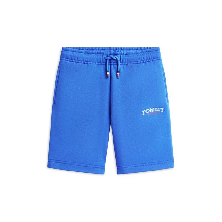 Tommy Hilfiger Boys Blue Kids' Fleece Jogger Shorts in Size 11 - 12 Years, Sports Direct