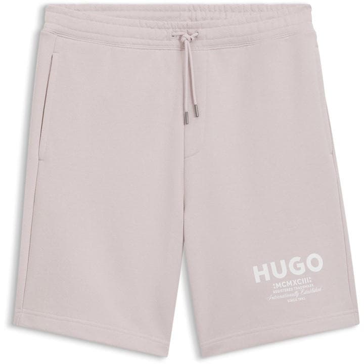 Hugo Men' Purple Soft Jogger Shorts With Logo Detail in Size S, Sports Direct