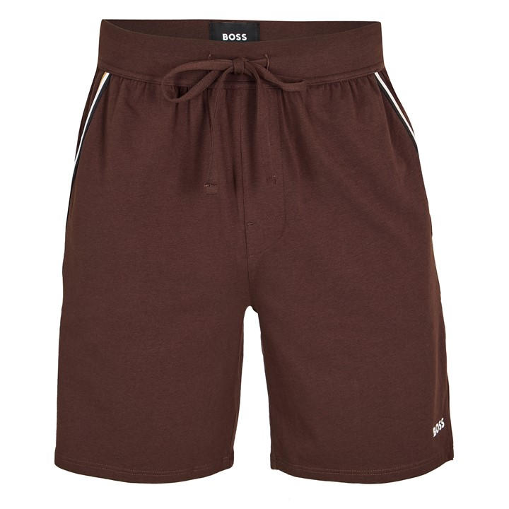 Boss Men' Brown Bodywear Unique Casual Shorts in Size S, Sports Direct