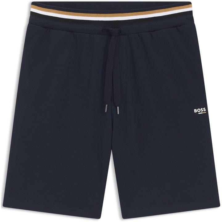 Boss Men's Blue Fleece Jogger Shorts in Size M, Sports Direct