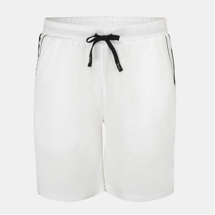 Fabric Men's White Waffle Shorts in Size L, Sports Direct