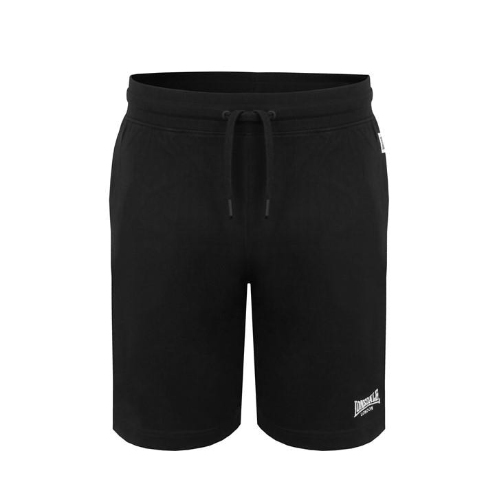 Lonsdale Men's Black Lightweight Jersey Lounge Shorts in Size XS, Sports Direct