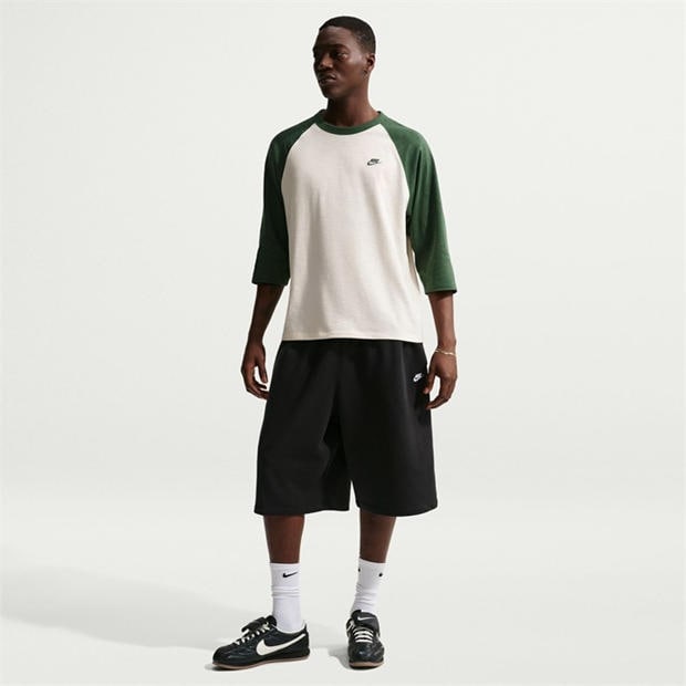 Black/Black/Whi - Nike - Men's Club Fleece Jogger Shorts