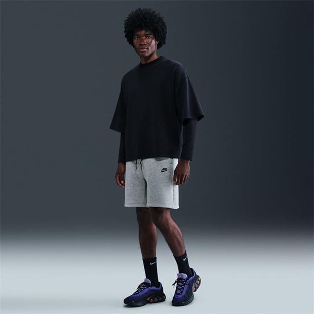 Grey - Nike - Sportswear Tech Fleece Shorts Mens