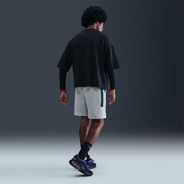Grey - Nike - Sportswear Tech Fleece Shorts Mens