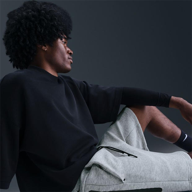 Grey - Nike - Sportswear Tech Fleece Shorts Mens