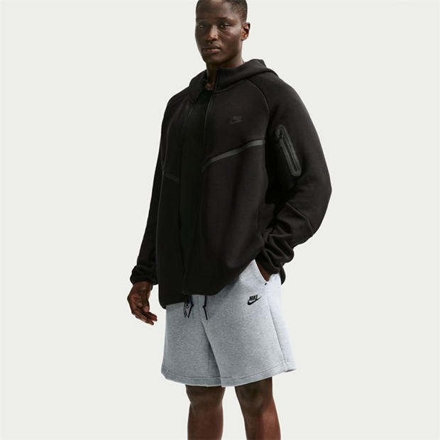 Grey - Nike - Sportswear Tech Fleece Shorts Mens