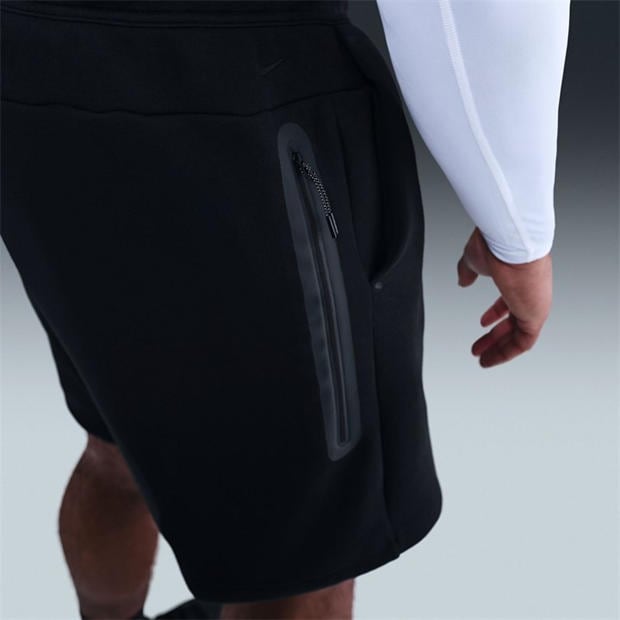 Black - Nike - Sportswear Tech Fleece Shorts Mens