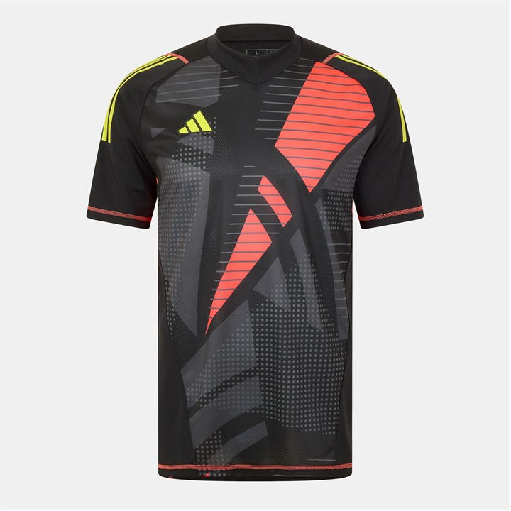 Adidas Men's Black Tiro 24 Pro Short Sleeve Goalkeeper Jersey in Size M, Sports Direct