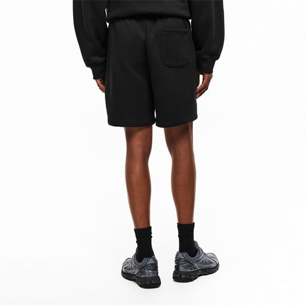 Black - New Balance - Men's Fleece Jogger Shorts