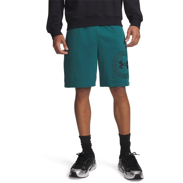 Under Armour Men's Green Ua Rival Grphc Short