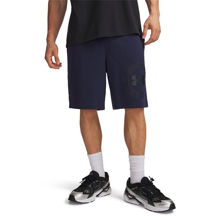 Under Armour Men' Blue Fleece Jogger Shorts in Size S, Sports Direct