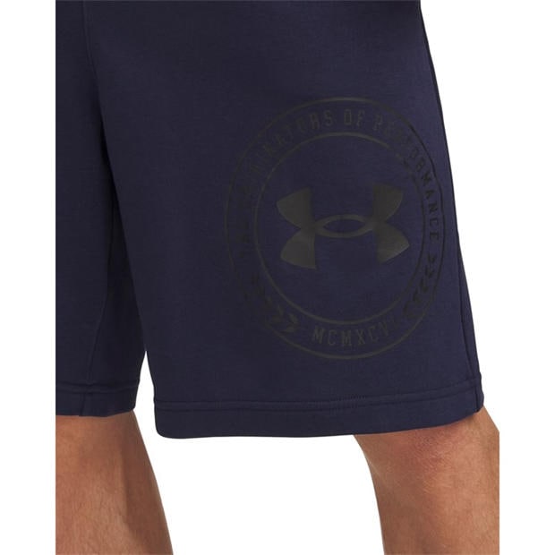 Navy/Black - Under Armour - Men's Fleece Jogger Shorts