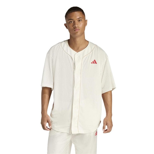 Off White/Cryst - adidas - Men's Fleece Jogger Shorts