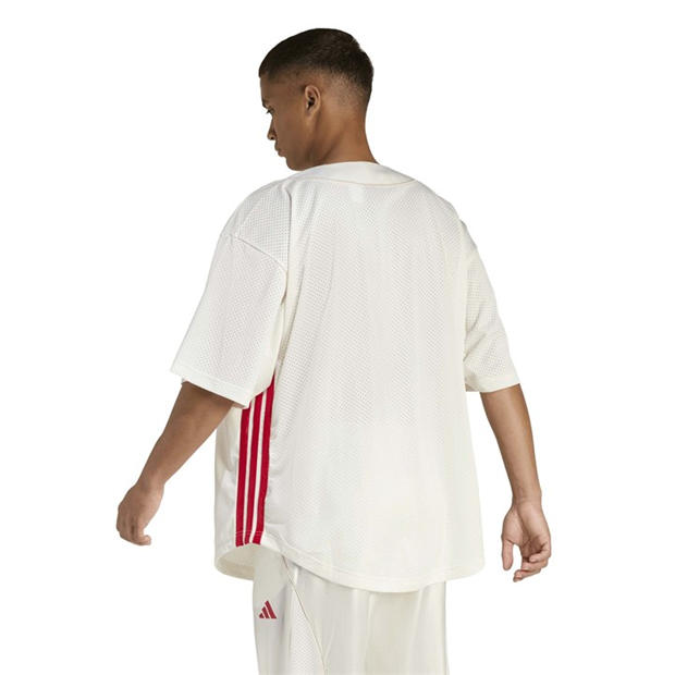 Off White/Cryst - adidas - Men's Fleece Jogger Shorts