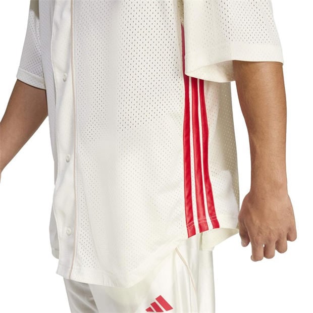 Off White/Cryst - adidas - Men's Fleece Jogger Shorts