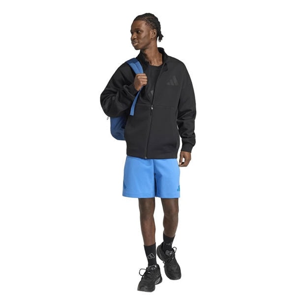 Ray Blue - adidas - Men's Z.N.E. Fleece Jogger Shorts