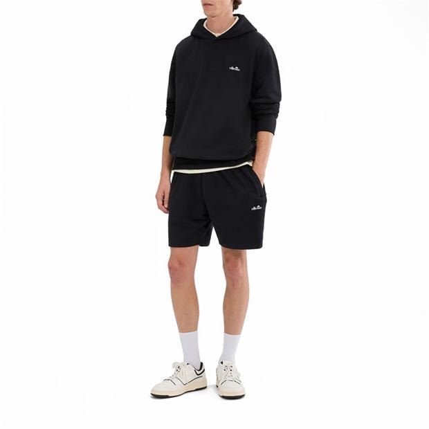 Black - Ellesse - Men's Fleece Jogger Shorts