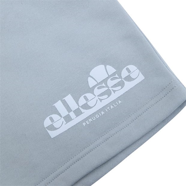 Light Grey - Ellesse - Men's Fleece Jogger Shorts