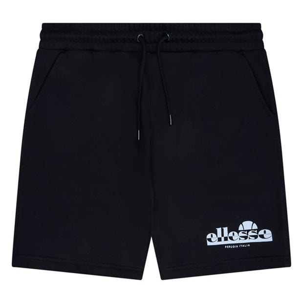 Black - Ellesse - Men's Fleece Jogger Shorts