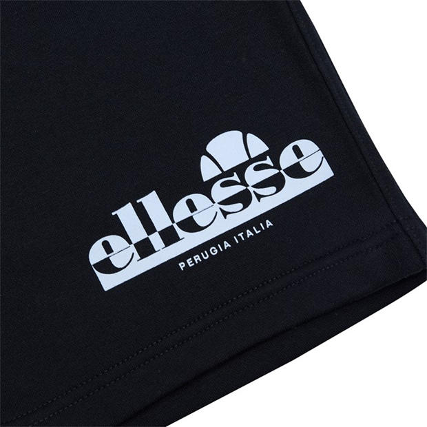 Black - Ellesse - Men's Fleece Jogger Shorts