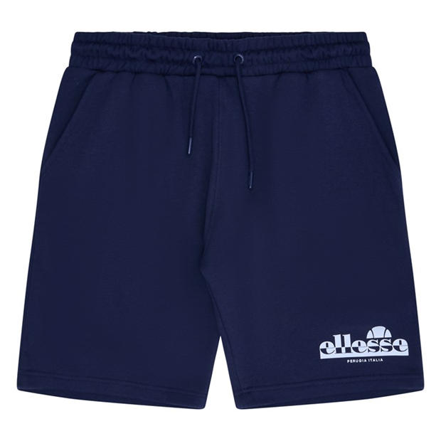 Navy - Ellesse - Men's Fleece Jogger Shorts