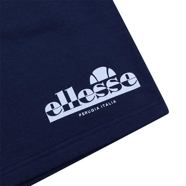 Navy - Ellesse - Men's Fleece Jogger Shorts