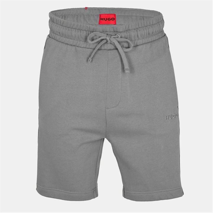 Hugo Men' Grey Boss Sporty Logo Shorts in Size S, Sports Direct