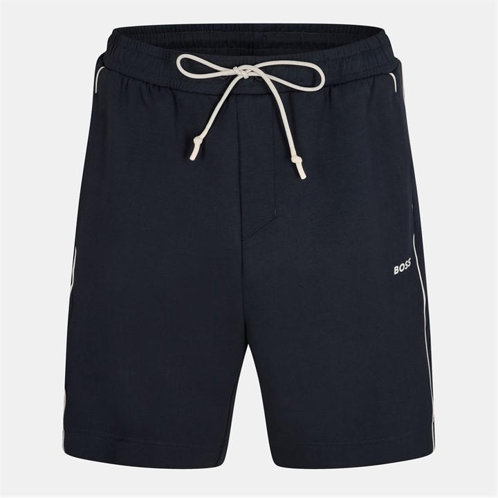 Boss Men' Black Hbg Headlo 1 Fleece Shorts in Size S, Sports Direct