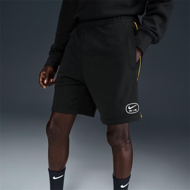 Black - Nike - M Nsw Sw Air Short Ft Jogger Mens