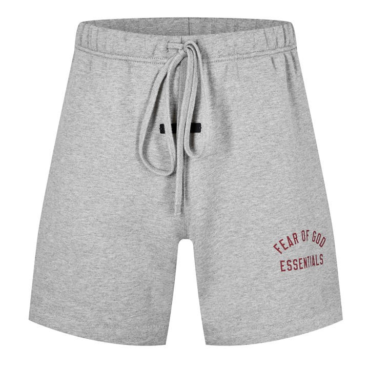 FEAR OF GOD ESSENTIALS Cotton Logo Shorts - Grey