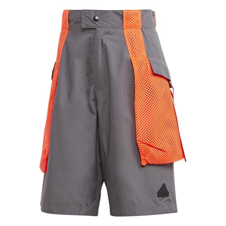 forest  Men's  City Escape Premium Shorts, Football by adidas in Size XS, Sports Direct
