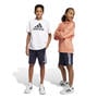 Legend Ink/Wht - adidas - Essentials 3-Stripes Knit Shorts Juniors