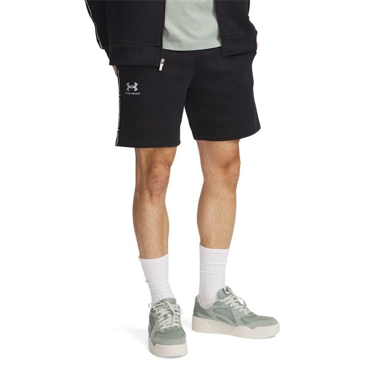 Under Armour Men's Black Fleece Jogger Shorts in Size XL, Sports Direct