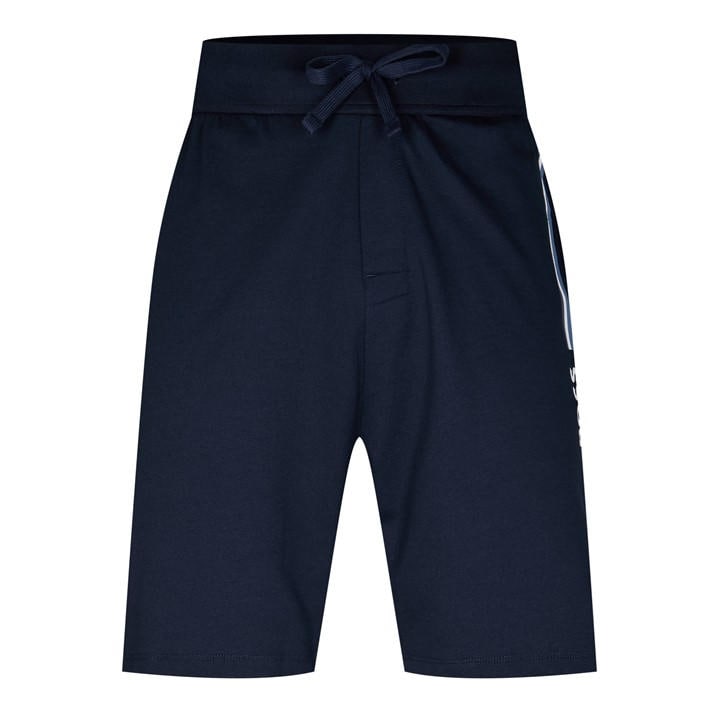 Boss Men's Blue Authentic Fleece Jogger Shorts in Size M, Sports Direct