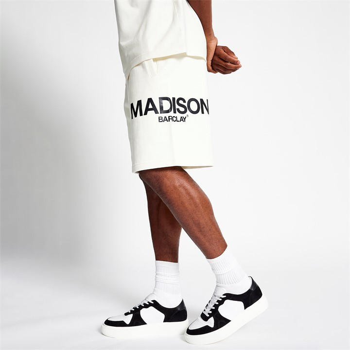 Madison Barclay Men's White Ocean Av Shorts in Size XS, Sports Direct