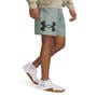 Silica Grn/Blk - Under Armour - Tech™ Woven Graphic Mens Shorts