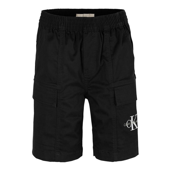 Calvin Klein Jeans Boys Black Essential Woven Shorts in Size 9 - 10 Years, Sports Direct