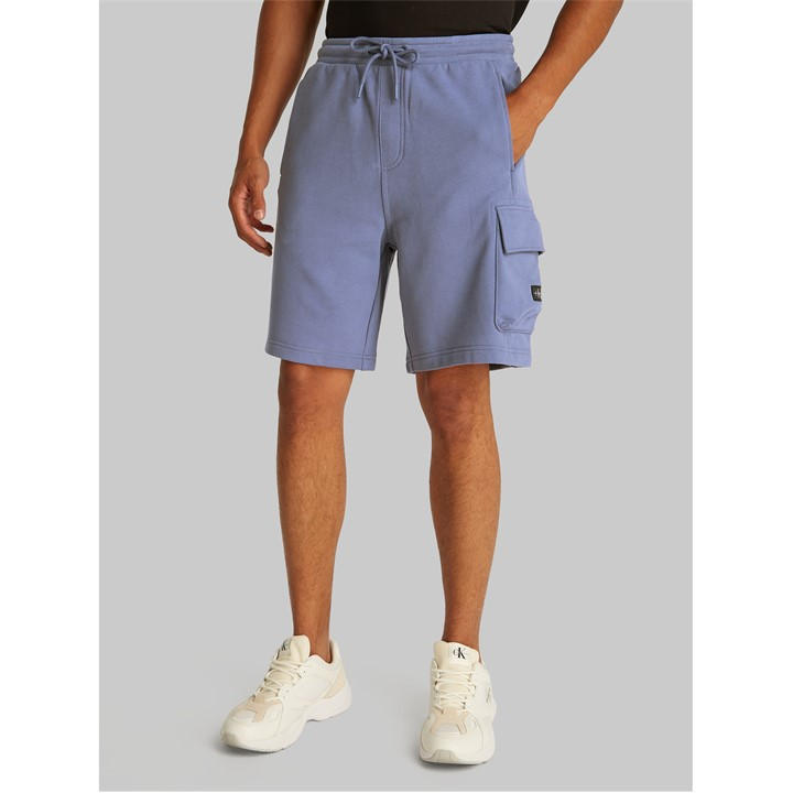 Calvin Klein Jeans Men's Grey Woven Label Short in Size XL, Sports Direct