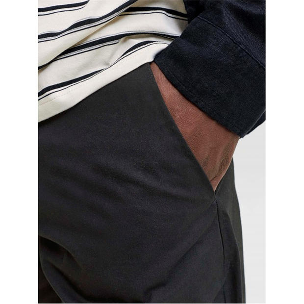 Black - Jack and Jones - Men's Chino Shorts