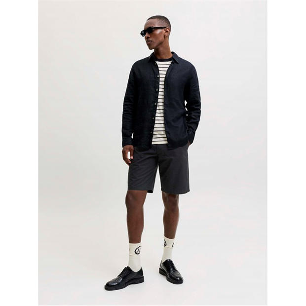 Black - Jack and Jones - Men's Chino Shorts