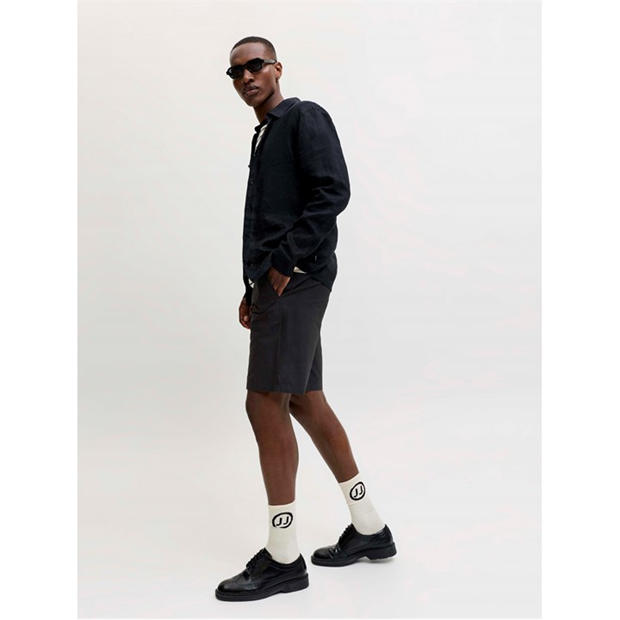 Black - Jack and Jones - Men's Chino Shorts