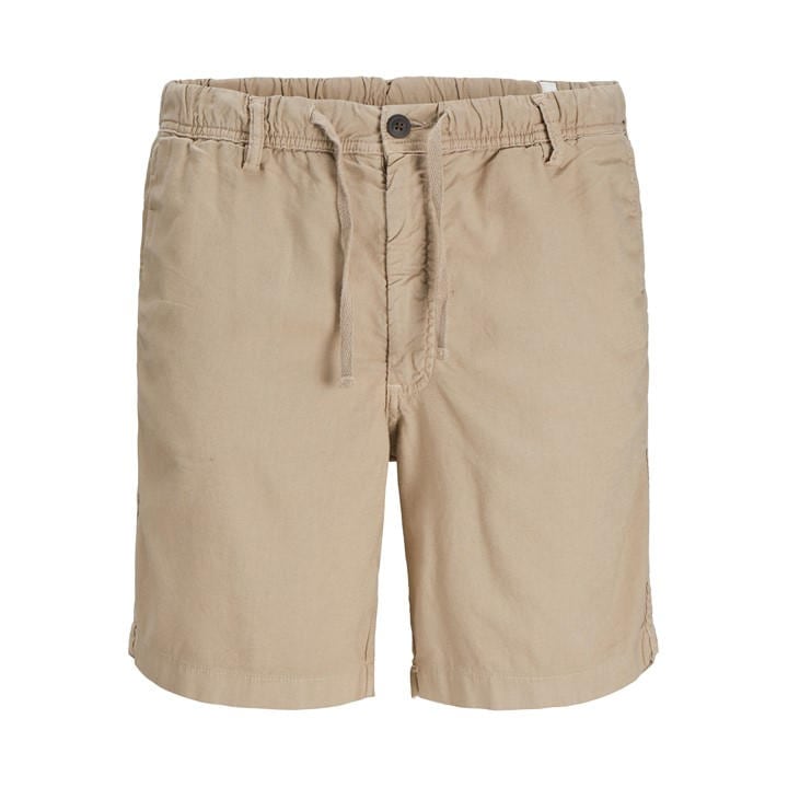 Jack And Jones Men's Beige  Linen Chino Shorts in Size XL, Sports Direct