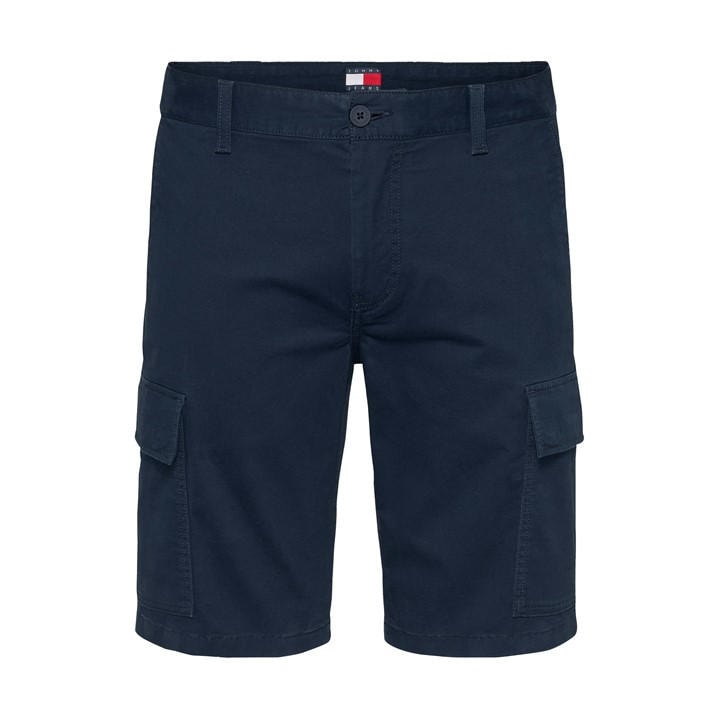 Tommy Jeans Men's Blue Relaxed Fit Cargo Shorts in Size 28 R, Sports Direct