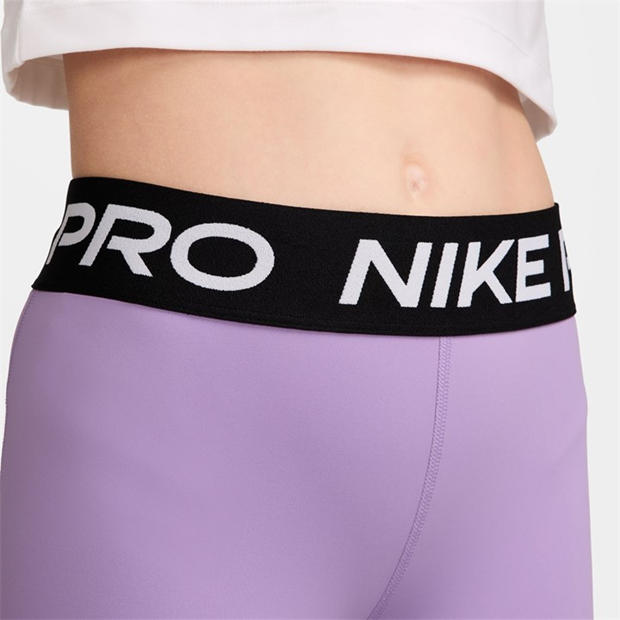 Violet Star/Blk - Nike - Pro Shorts Junior Girls