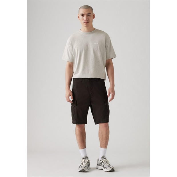 Black - Levis - Mens Carrier Meteorite Cargo Shorts