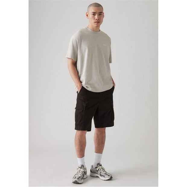 Black - Levis - Mens Carrier Meteorite Cargo Shorts