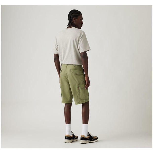 Green - Levis - Mens Carrier Meteorite Cargo Shorts